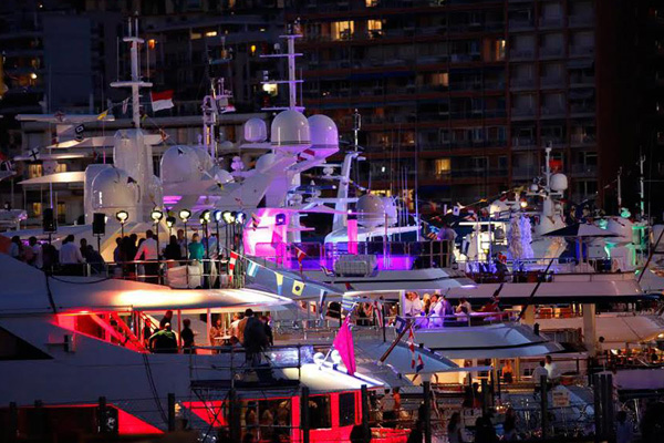 Superyacht party
